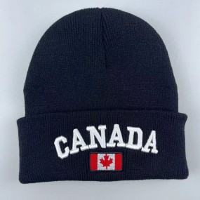 Beanie-hue med logo – Brodering til virksomheder