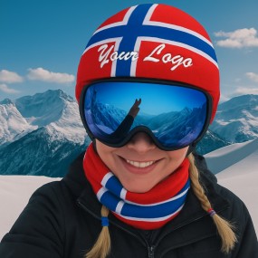 Skihjelmovertræk med tryk – Ideel løsning til sponsorer...