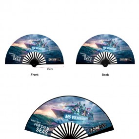 Håndvifter med tryk | Perfekt til sommer events og fest...