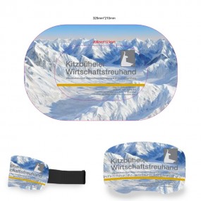 Personlige skibrillebetræk med logo – Stilrent & funkti...