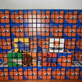 Personlig Rubiks terning med eget tryk og design