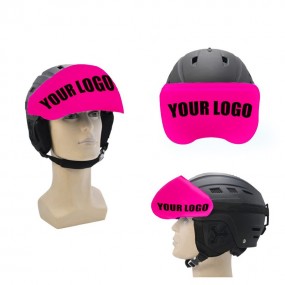 Reklame visirbeskytter til skihjelm – perfekt med logo