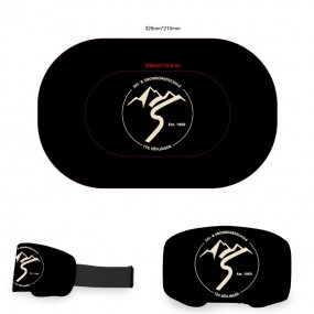 Custom skibrillebetræk med logo til din virksomhed