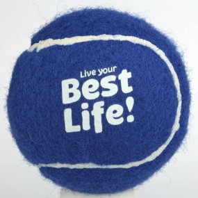 ennisbolde med logo til giveaways og markedsføring