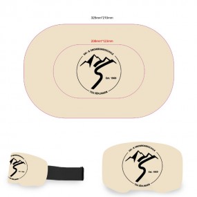 Tilpasset skibrillebetræk med eget logo i høj kvalitet