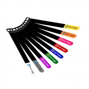 Personlige kabelbindere med tryk til branding