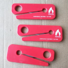 Nød-seleskærer med individuel tryk